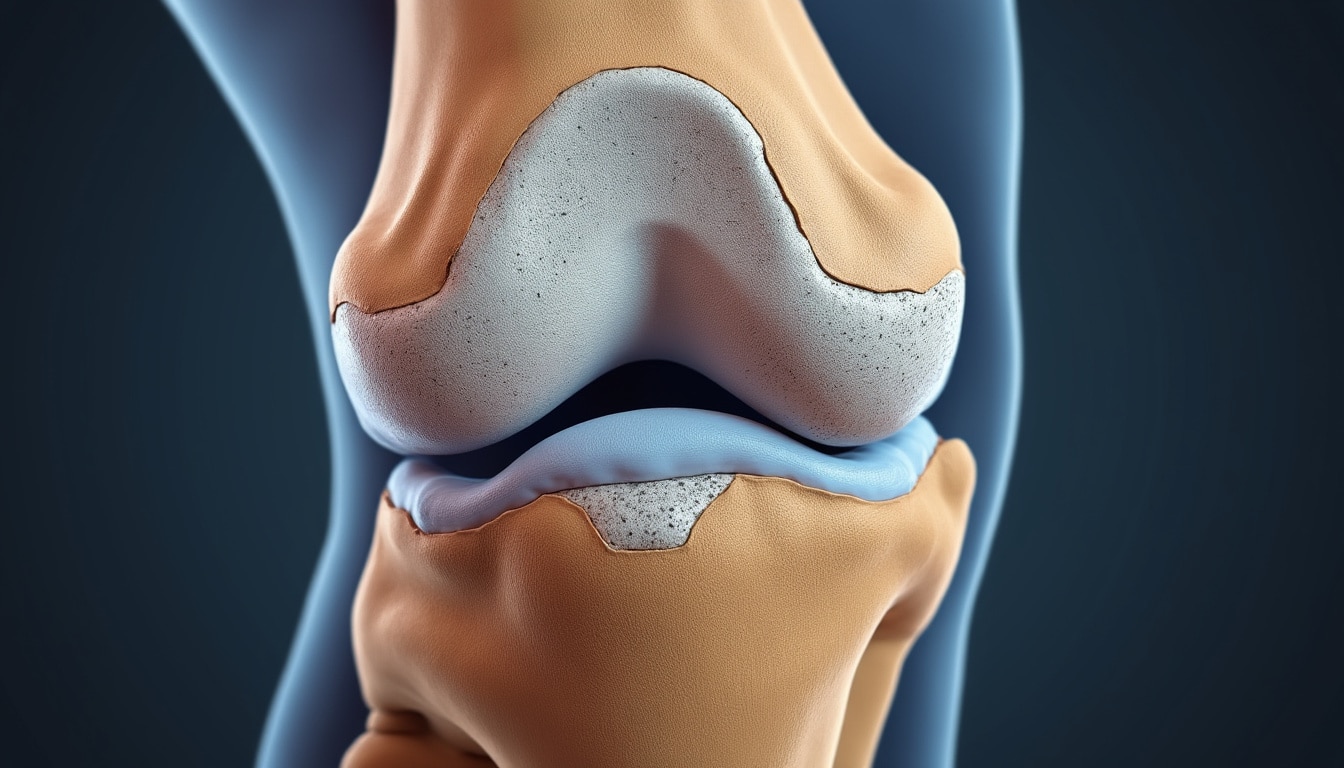découvrez comment l'usure du cartilage rotulien contribue au développement de l'arthrose du genou et ses impacts sur la mobilité.