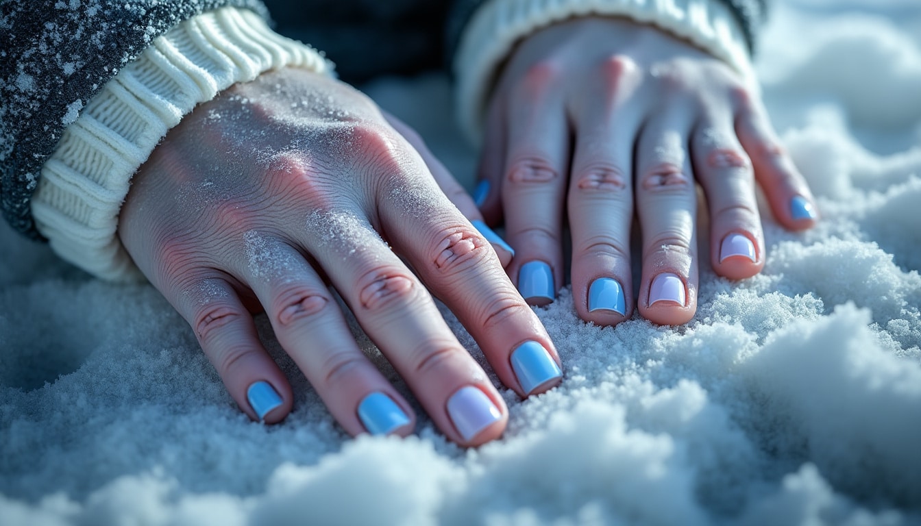 découvrez comment le froid hivernal extrême peut déclencher le syndrome de raynaud, une affection provoquant des sensations de froid et des troubles circulatoires aux extrémités.